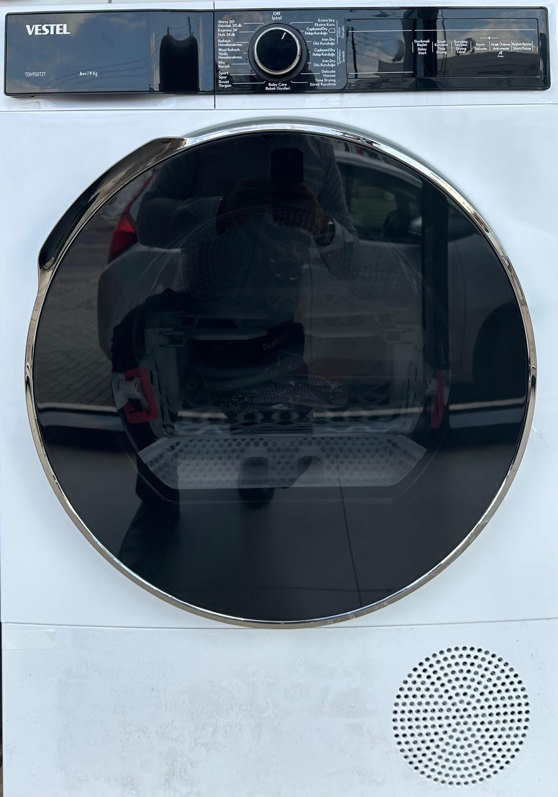 VestelÇamaşır Kurutma MakineleriVestel TDH9SGT2T 9 kg Çamaşır Kurutma Makinesi Beyaz