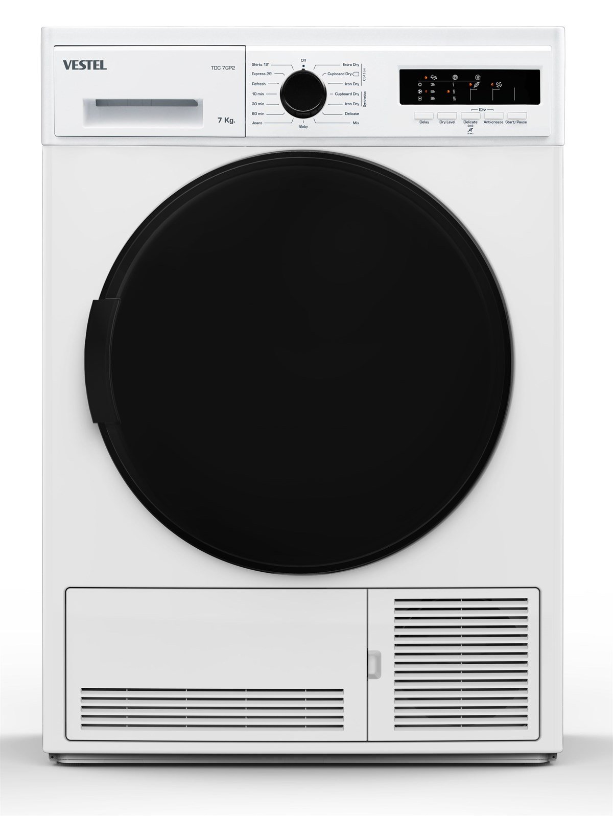 VestelKurutmalı Çamaşır MakineleriVestel TDC 7GP2 7 kg Çamaşır Kurutma Makinesi Beyaz