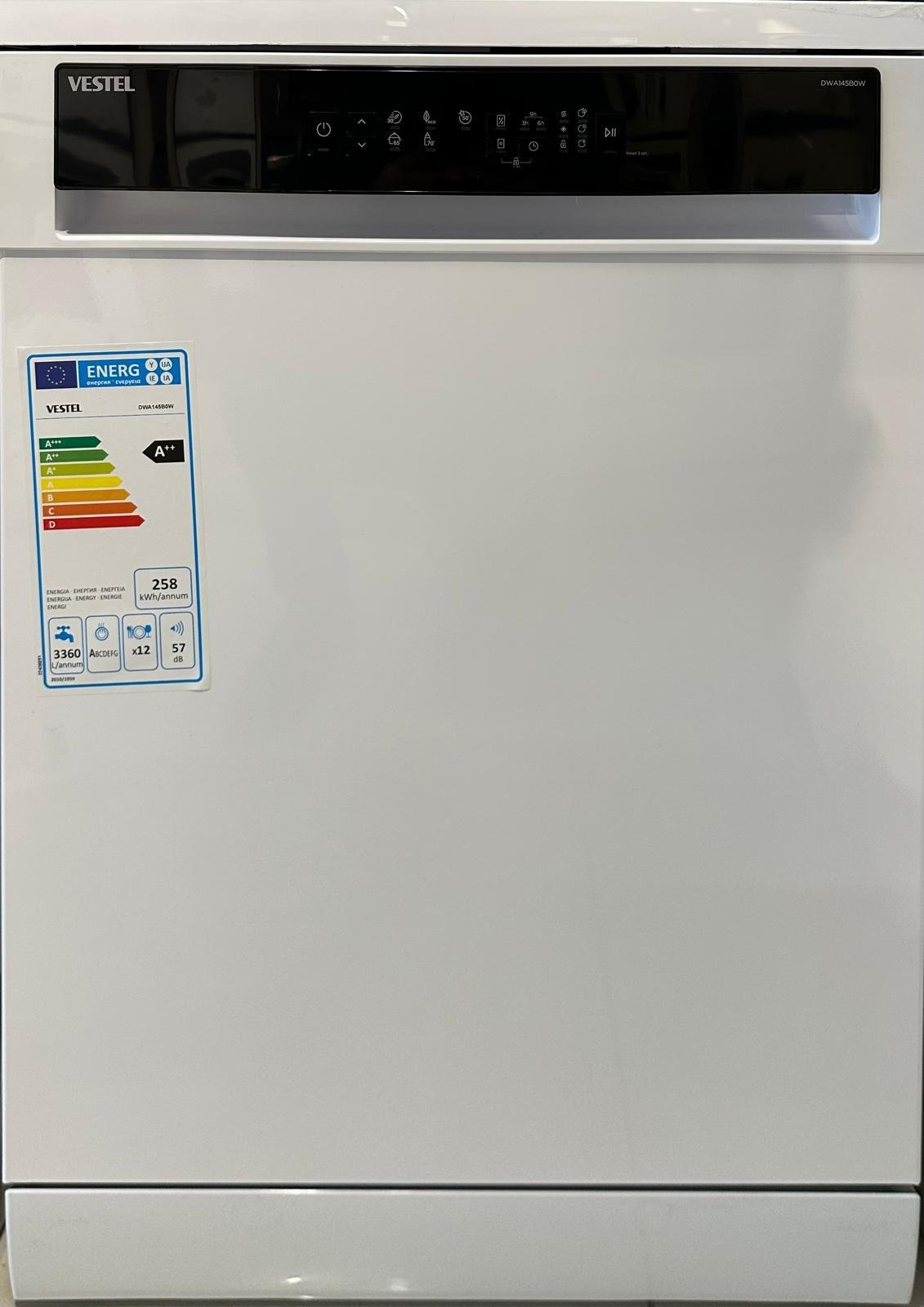 VestelSolo Bulaşık MakineleriVestel DWA145B0W A++  Ekonomi Programlı Bulaşık Makinesi 