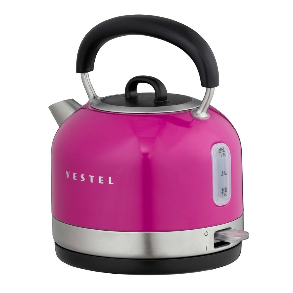 VestelSu Isıtıcı / KettleVestel RETRO Pembe Su Isıtıcı