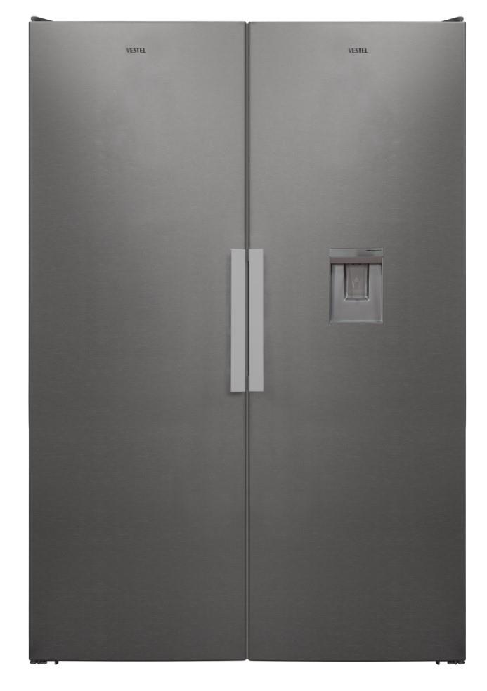 VestelTek Kapılı BuzdolaplarıVestel RN560LR3E-XWD  380 LT No-Frost Buzdolabı