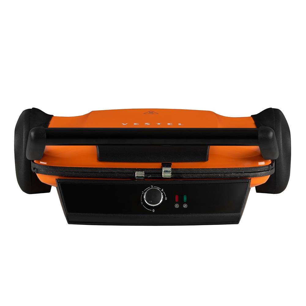 VestelTost ve Izgara MakinesiVestel RETRO T7000 TURUNCU Tost Makinesi