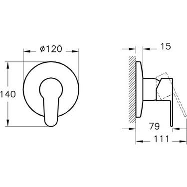  Artema Win S Ankastre Duş Bataryası (Sıva Üstü Grubu), A42570ArtemaA42570Duş Bataryaları