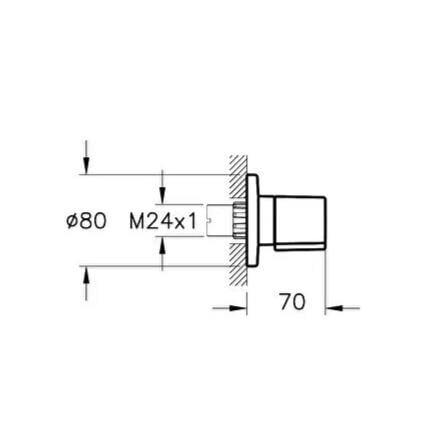 Artema Ankastre Stop Valf (Sıva Üstü Grubu) A41461ArtemaA41461Klozet Tamamlayıcı Ürünler