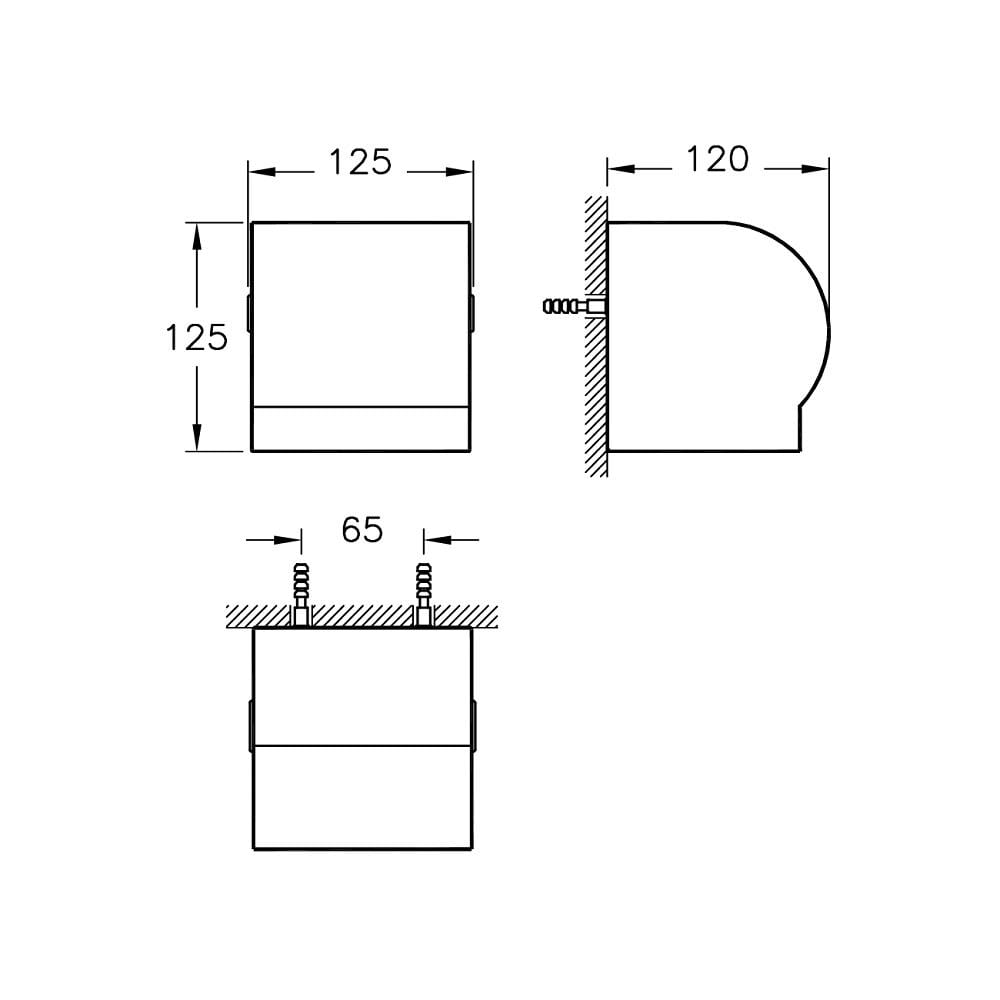 Artema Arkitekta Tuvalet Kağıtlığı (Tekli), Paslanmaz Çelik A44381ArtemaA44381Tuvalet Kağıtlığı