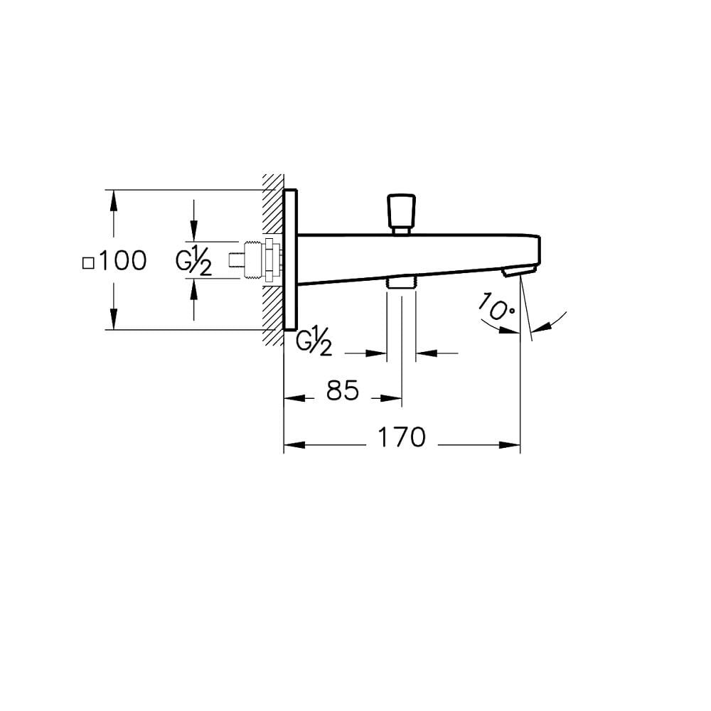 Artema Çıkış Ucu, Root Square, El Duşu Çıkışlı, A42740EXPVitrAA42740EXPÇıkış Uçları