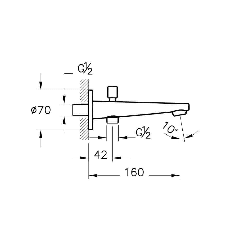Artema Çıkış Ucu, Solid S (El Duşu Çıkışlı) A42541ArtemaA42541Çıkış Uçları