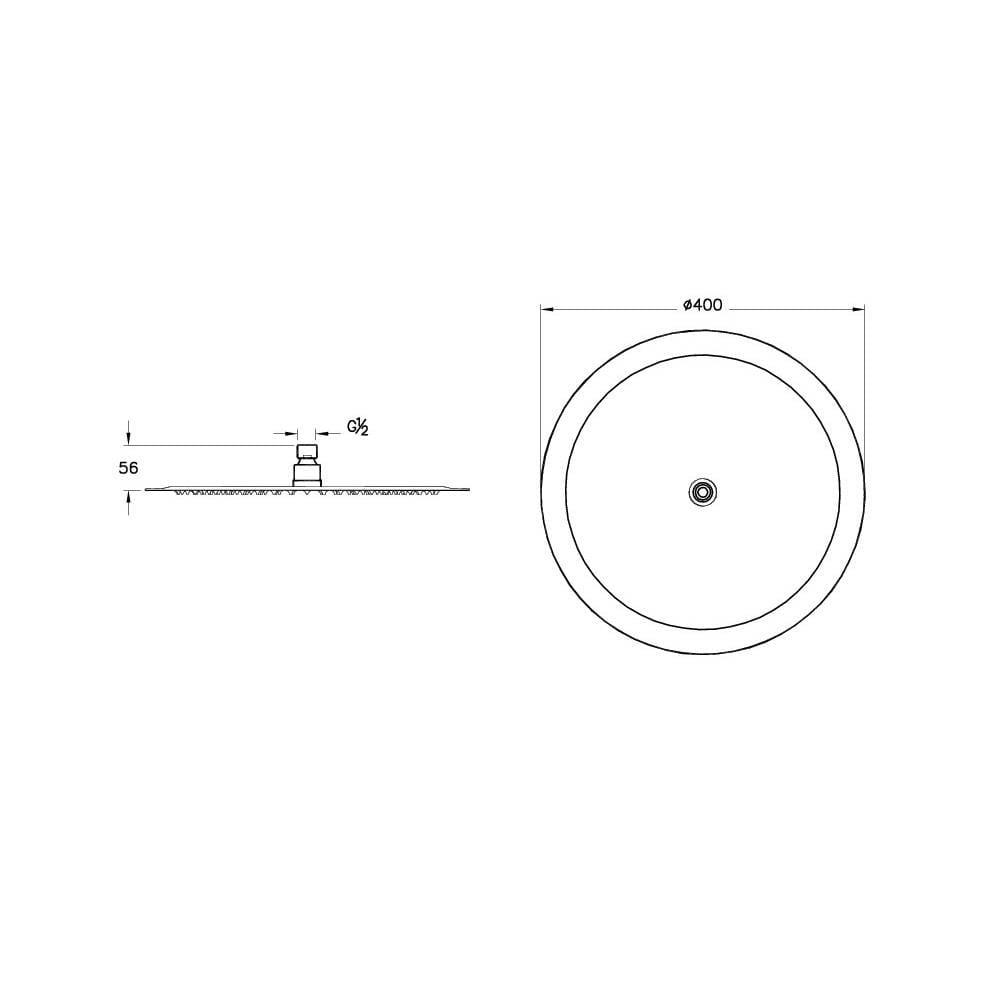Artema Duş Başlığı, Lite LC, 40 Cm, A45646EXPArtemaA45646EXPDuş Başlıkları