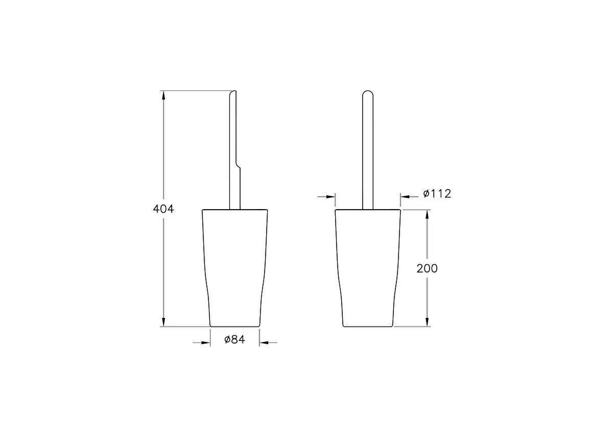 Artema Eternity Tuvalet Fırçalığı, Beyaz-Krom (Yerden) A4432257ArtemaA4432257Tuvalet Fırçalığı