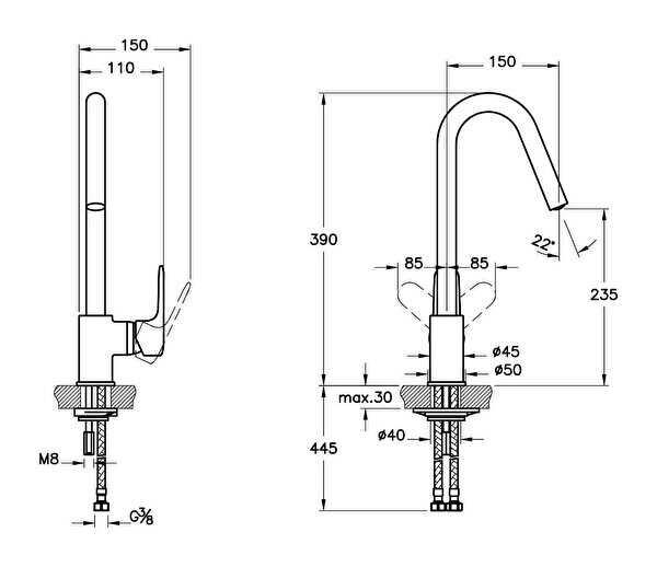 Artema Eviye Bataryası, Root Round, Altın, A4274223ArtemaA4274223Eviye Bataryaları