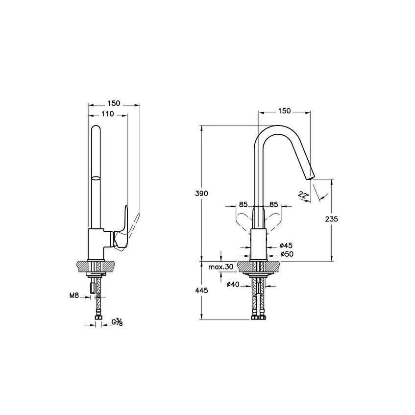 Artema Eviye Bataryası, Root Round, Mat Siyah, A4274236ArtemaA4274236Eviye Bataryaları
