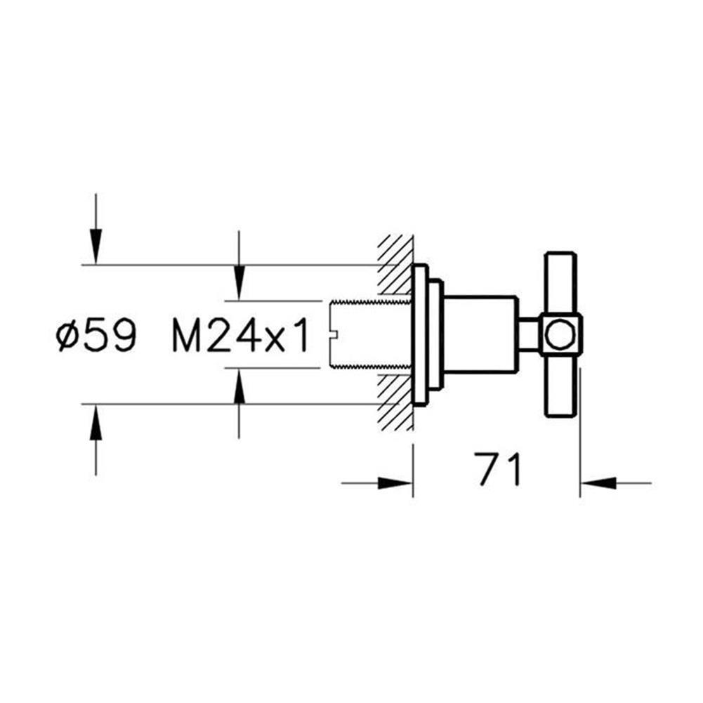 Artema Juno Ankastre Stop Valf (Sıva Üstü Grubu) A41451ArtemaA41451Klozet Tamamlayıcı Ürünler