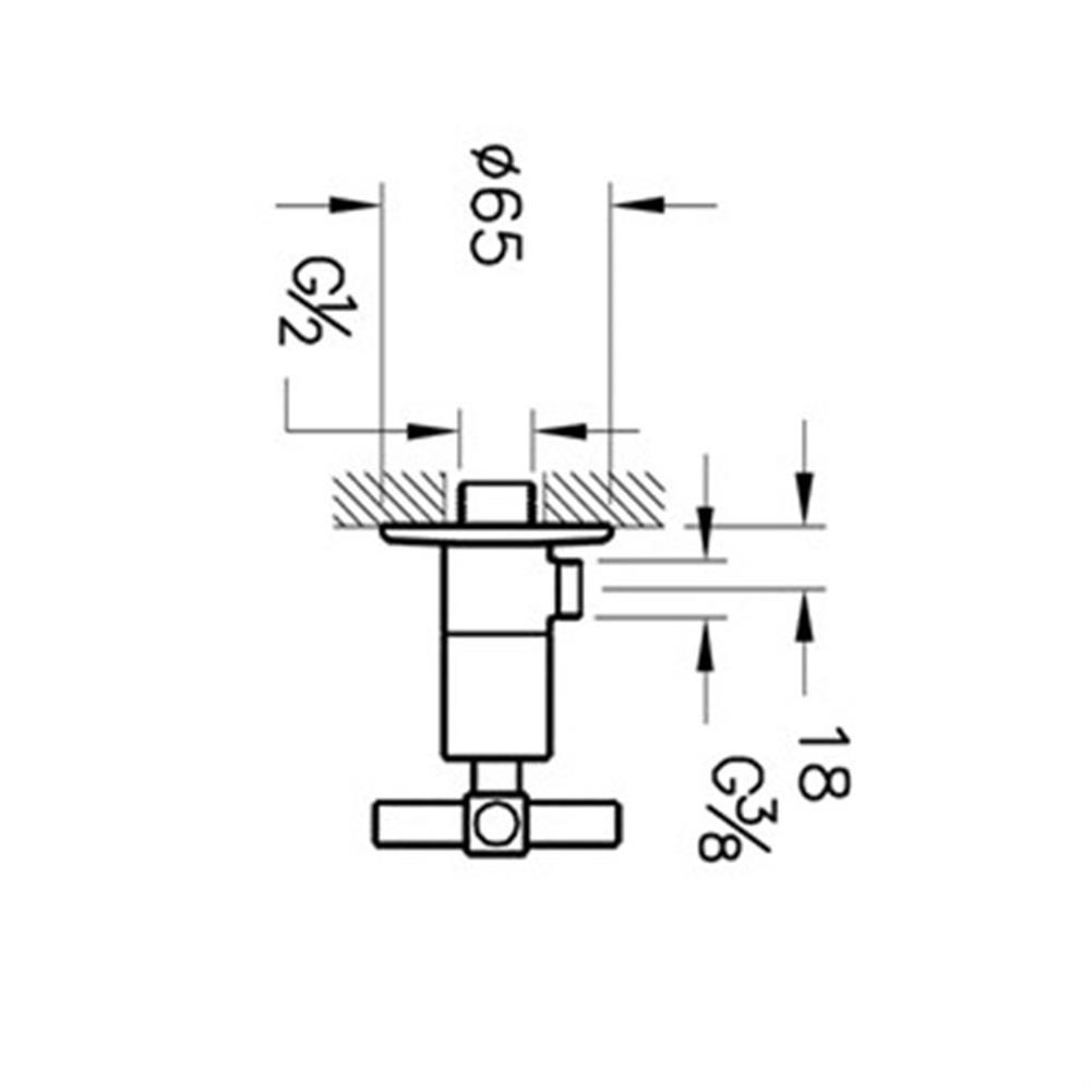 Artema Juno Ara Musluk A41551ArtemaA41551Klozet Tamamlayıcı Ürünler