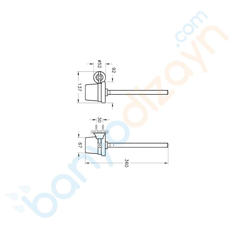 Artema Juno Classic Tuvalet Fırçalığı, Krom, A44424 ArtemaA44424Tuvalet Fırçalığı