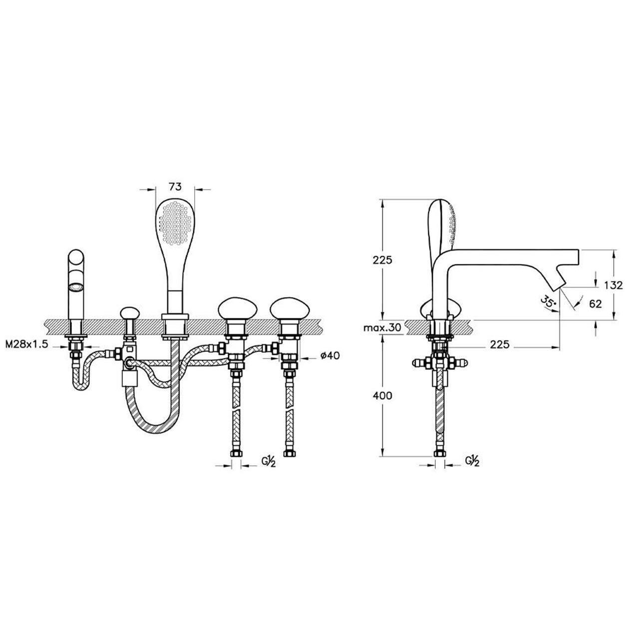 Artema Küvet Bataryası, İstanbul, A41813ArtemaA41813Duş Bataryaları