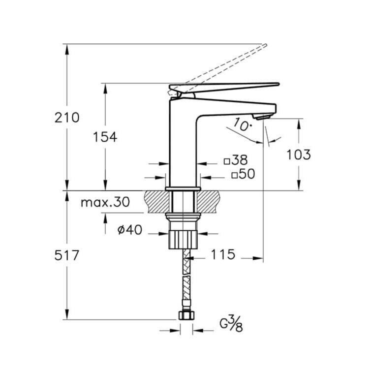 Artema Lavabo Bataryası, Brava, A42608ArtemaA42608Lavabo Bataryaları