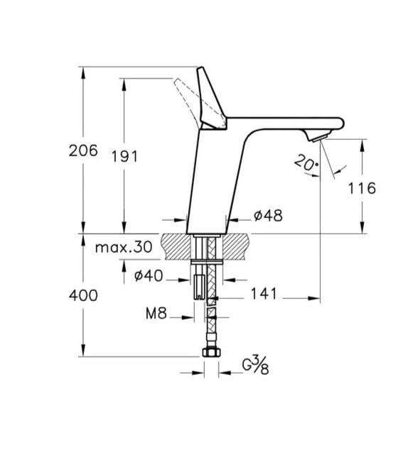 Artema Lavabo Bataryası, Memoria, A42329ArtemaA42329Lavabo Bataryaları