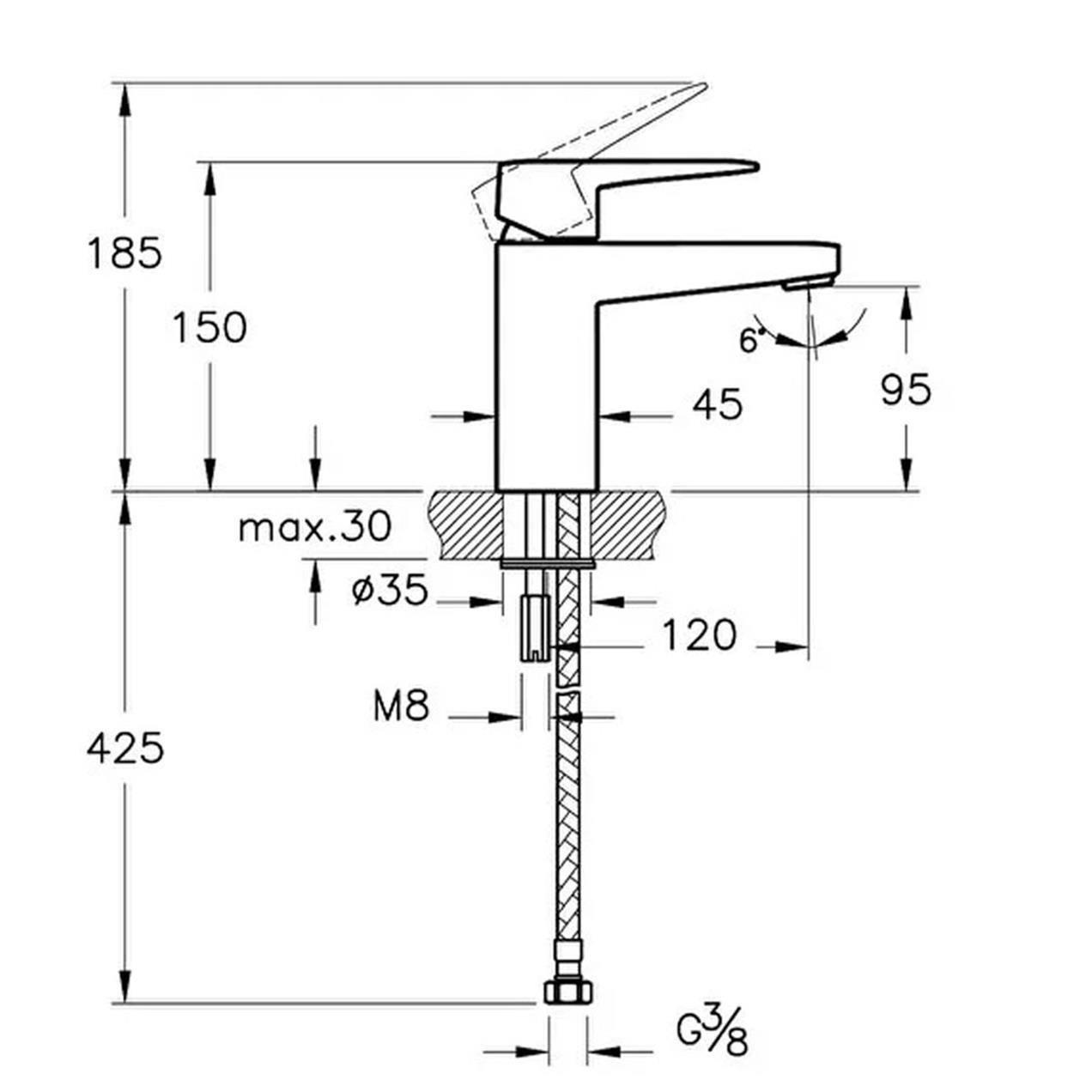 Artema Lavabo Bataryası, Root Square, A42732ArtemaA42732ENRLavabo Bataryaları