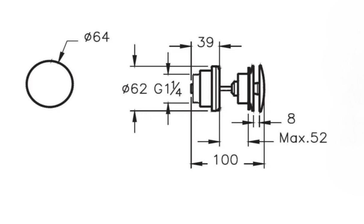 Artema Lavabo Süzgeci, Yuvarlak (Universal-Sabit) Bakır, A4514826ArtemaA4514826Lavabo Tamamlayıcı Ürünler