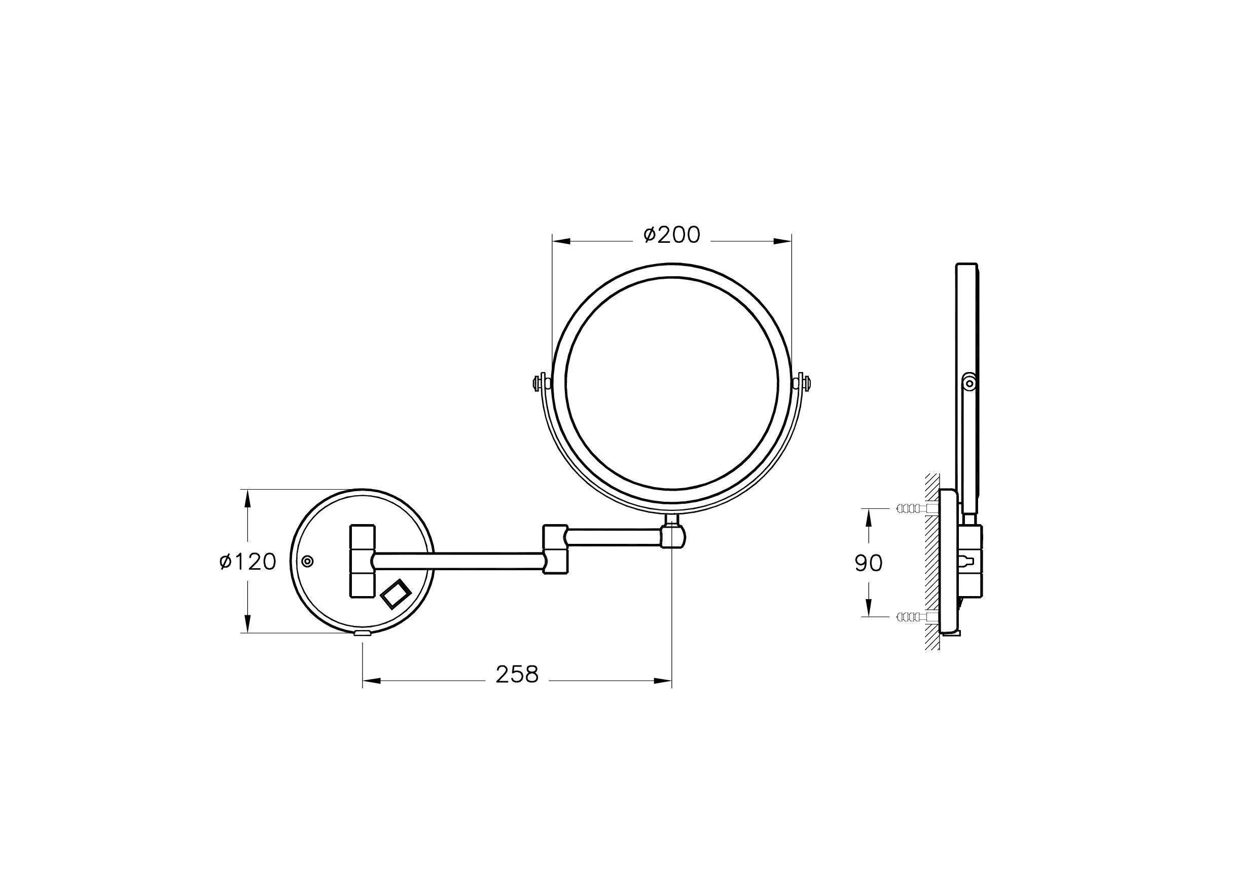 Artema Makyaj ve Tıraş Aynası, Arkitekta (Ledli) A44010 ArtemaA44010Ayna Ve Dolaplı Aynalar