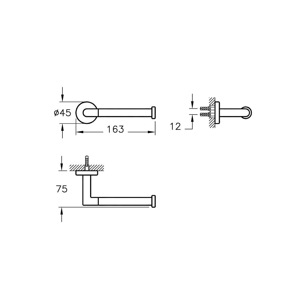 Artema Minimax Tuvalet Kağıtlığı Krom A44789ArtemaA44789Tuvalet Kağıtlığı