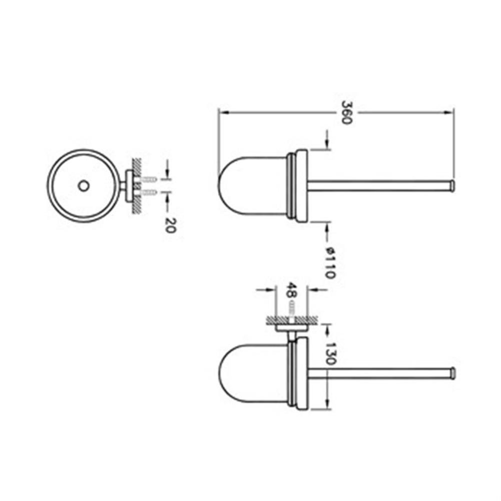 Artema Q-Line Tuvalet Fırçalığı Krom A44999ArtemaA44999Tuvalet Fırçalığı