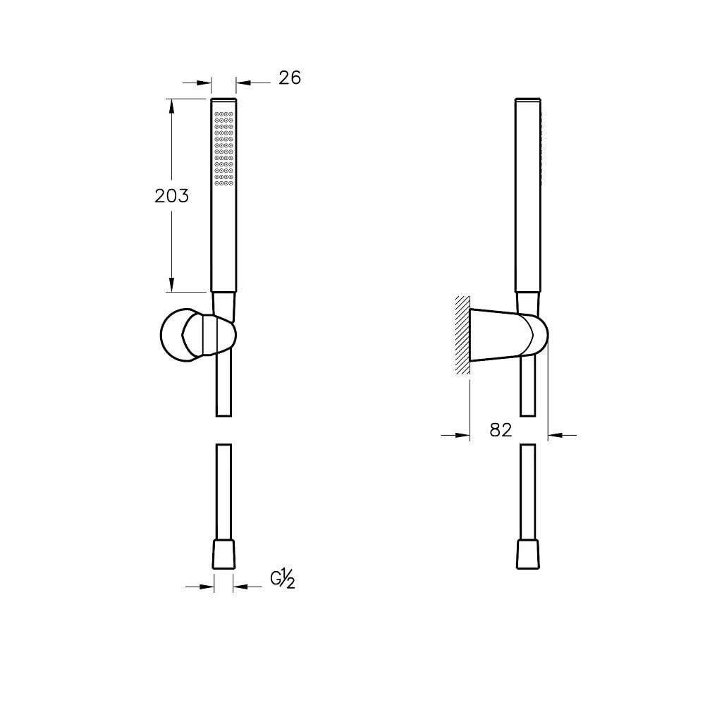Artema Sticx 1F El Duş Takım A45710ArtemaA45710El Duş Takımları