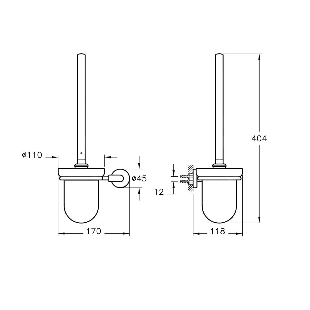 Artema Tuvalet Fırçalığı, Minimax, Krom, A44790ArtemaA44790Tuvalet Fırçalığı