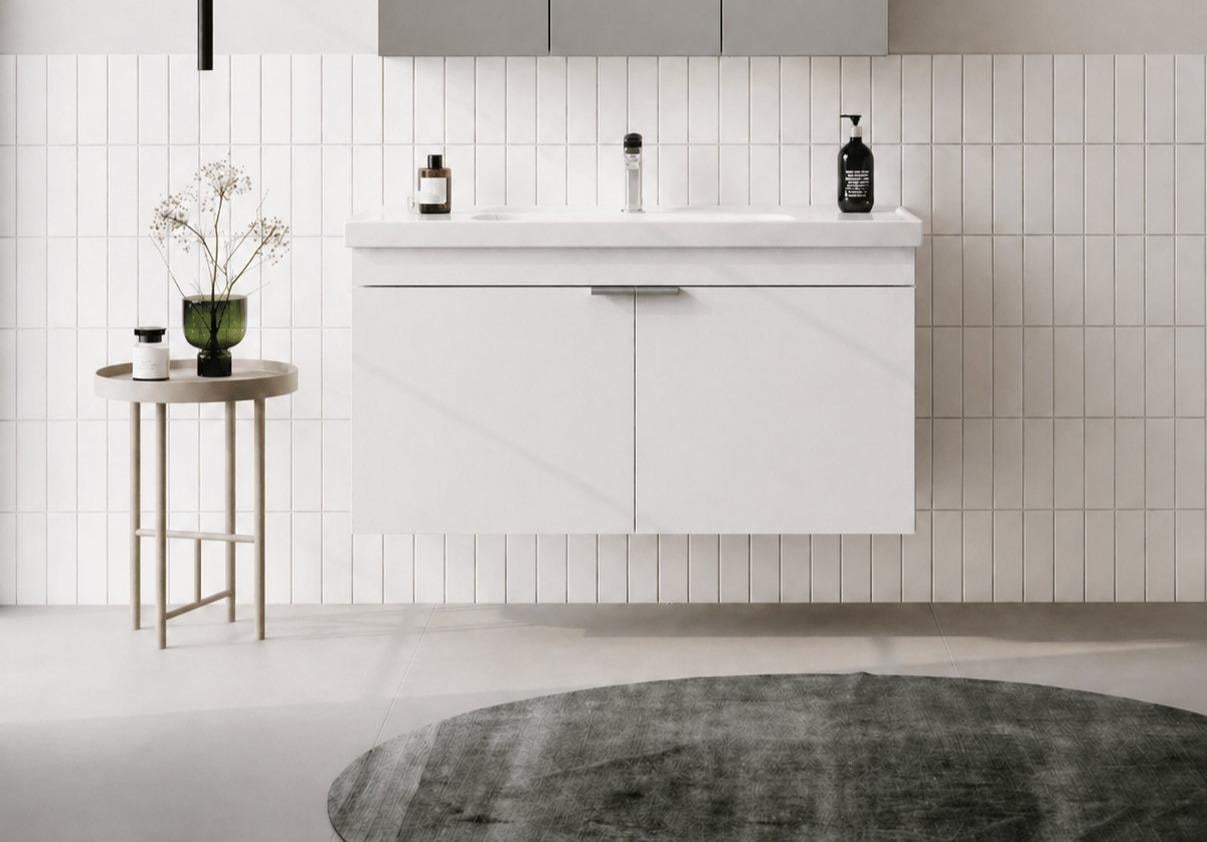 DESNA 100 ALT+LVB KAPAKLI DMNT MAT BEYAZORKA5008730Lavabo Dolabı