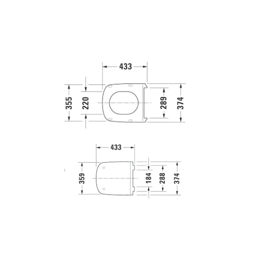 Duravit DuraStyle Klozet Kapağı Beyaz, 0063710095Duravit0063710095Klozet Kapağı