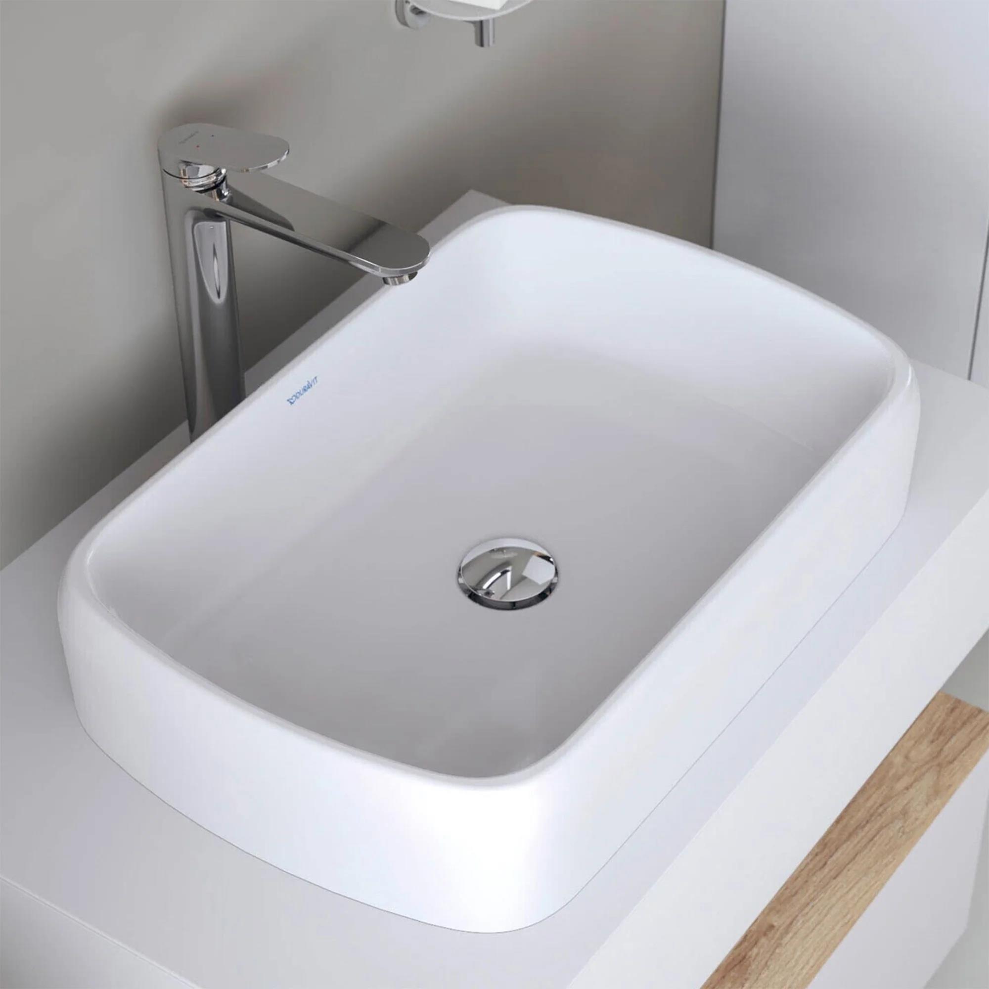 Duravit Qatego Oval Çanak Lavabo, 60 cm, Beyaz, 2384600079Duravit2384600079Çanak Lavabo
