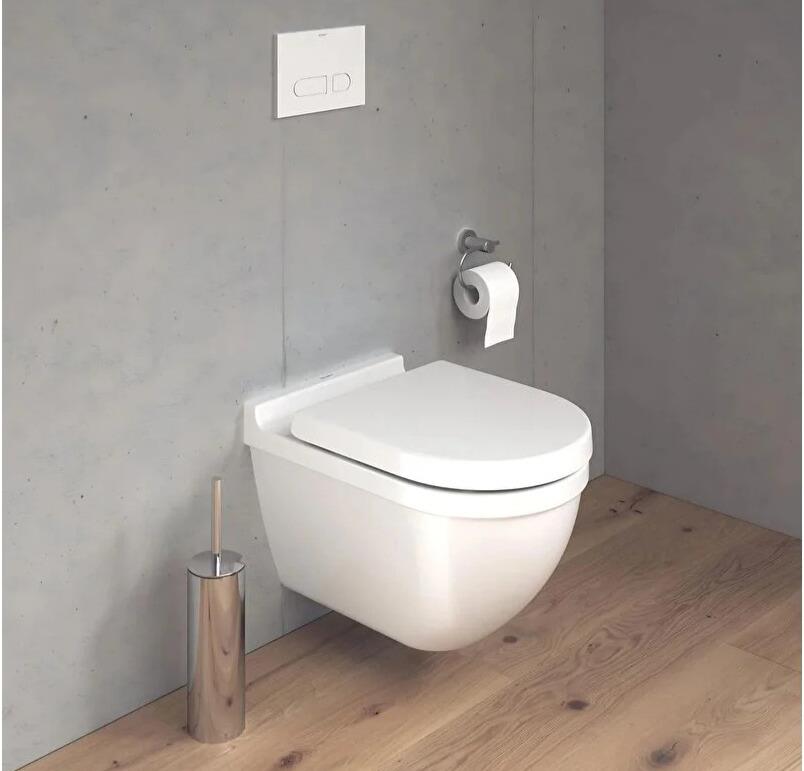 Duravit Starck 3 Kanalsız Rimless Asma Klozet (Özel Kutuda, Yavaş Kapanır Kapak Dahil) 45273900A1Duravit45273900A1Asma Klozet Modelleri, Çeşitleri & Fiyatları | Banyo Dizayn 