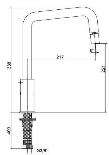 ECA Luna Mutfak Eviye Bataryası Krom, 102118044Eca102118044Eviye Bataryaları
