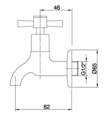 ECA Quadrille Kısa Musluk Krom, 102109439Eca102109439Banyo Tamamlayıcı Ürünler