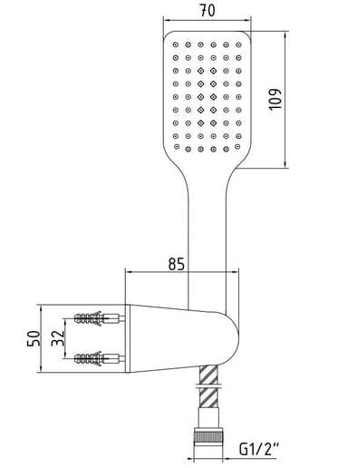 ECA Tiera Mafsallı Duş Seti Banyo Üst Takımı Mat Siyah, 102117383C1Eca102117383C1El Duş Takımları