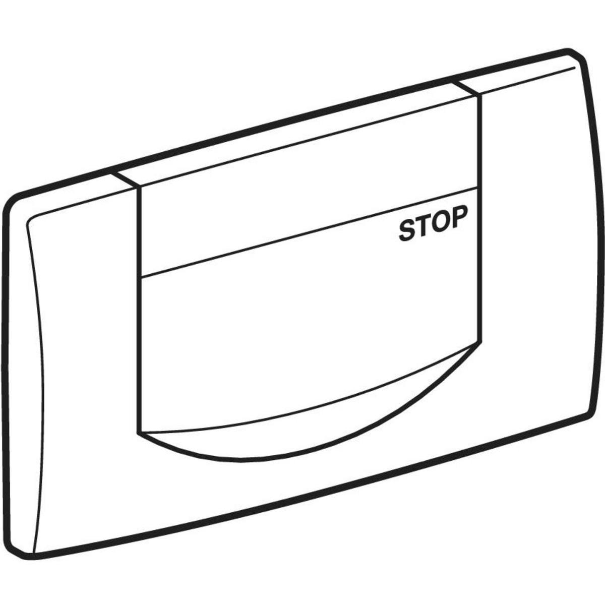 Geberit 200F Kumanda Paneli Deşarj Durdurmalı, Beyaz, 115.222.11.1Geberit115.222.11.1Kumanda Paneli