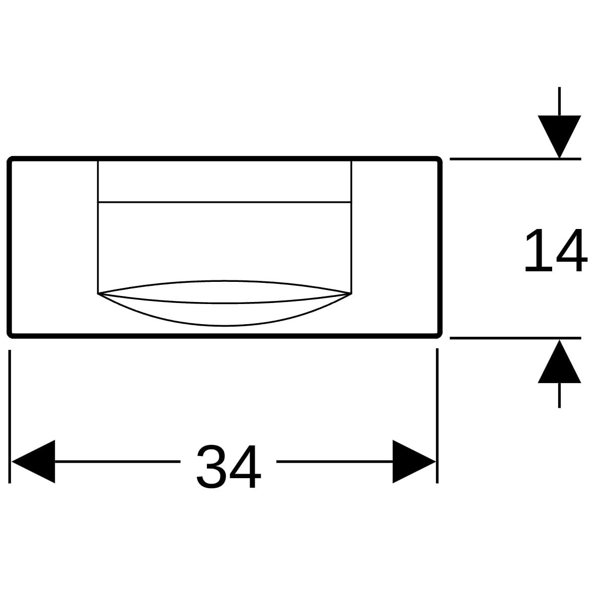 Geberit 300T Kumanda Paneli Deşarj Durdurmalı, Beyaz, 115.333.11.1Geberit115.333.11.1Kumanda Paneli