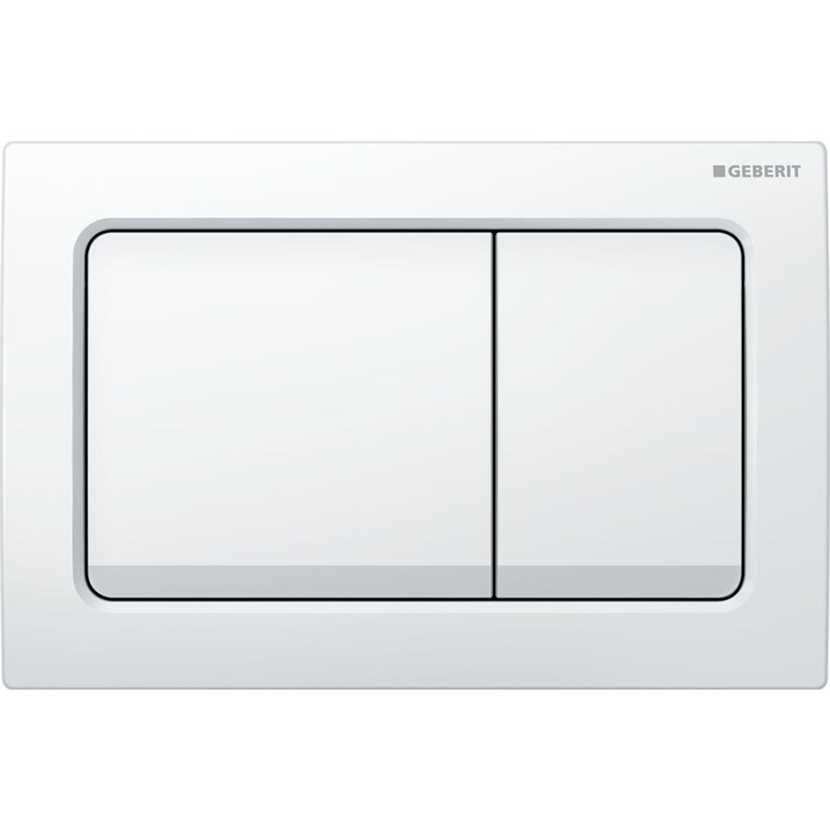 Geberit Alpha01 Kumanda Paneli Çift Basmalı (eski Alpha30) Beyaz, 115.055.11.1Geberit115.055.11.1Kumanda Paneli