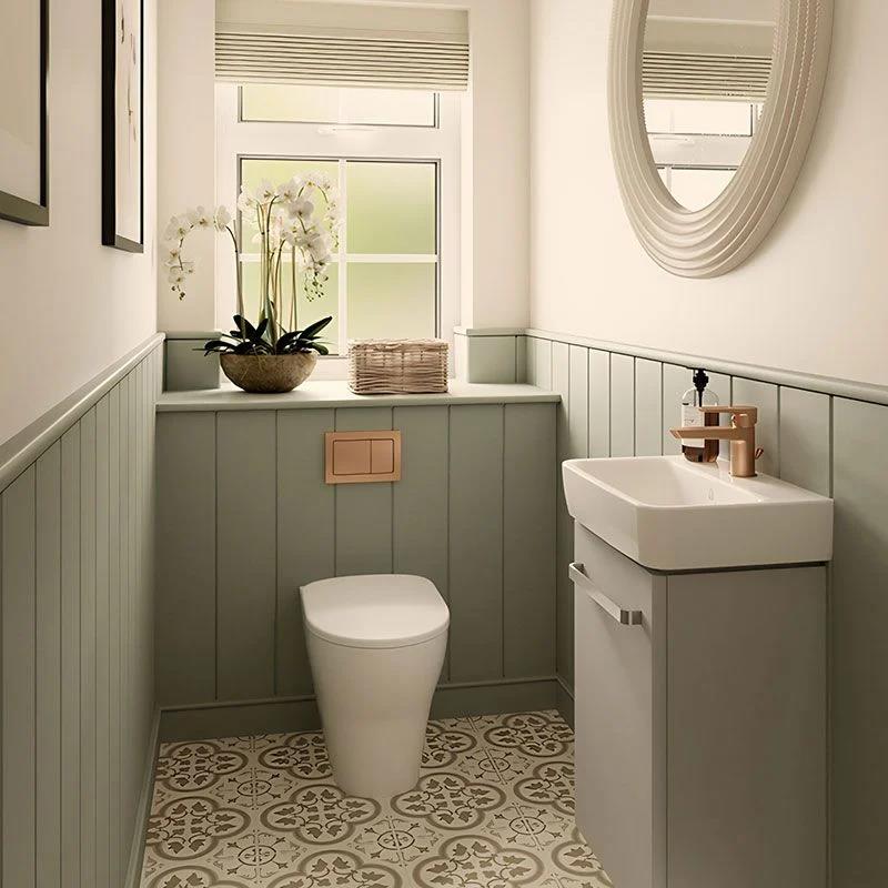 Geberit Alpha30 Kumanda Kapağı Çift Basmalı, Bronz, 115.055.QA.1Geberit115.055.QA.1Kumanda Paneli