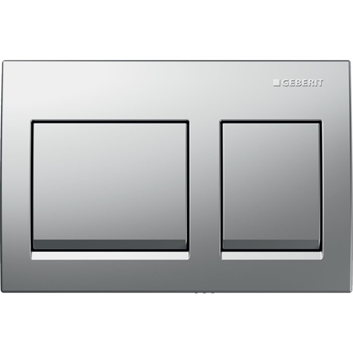 Geberit Alpha35 Kumanda Kapağı Çift Basmalı, Parlak Krom, 115.045.21.5Geberit115.045.21.5Kumanda Paneli