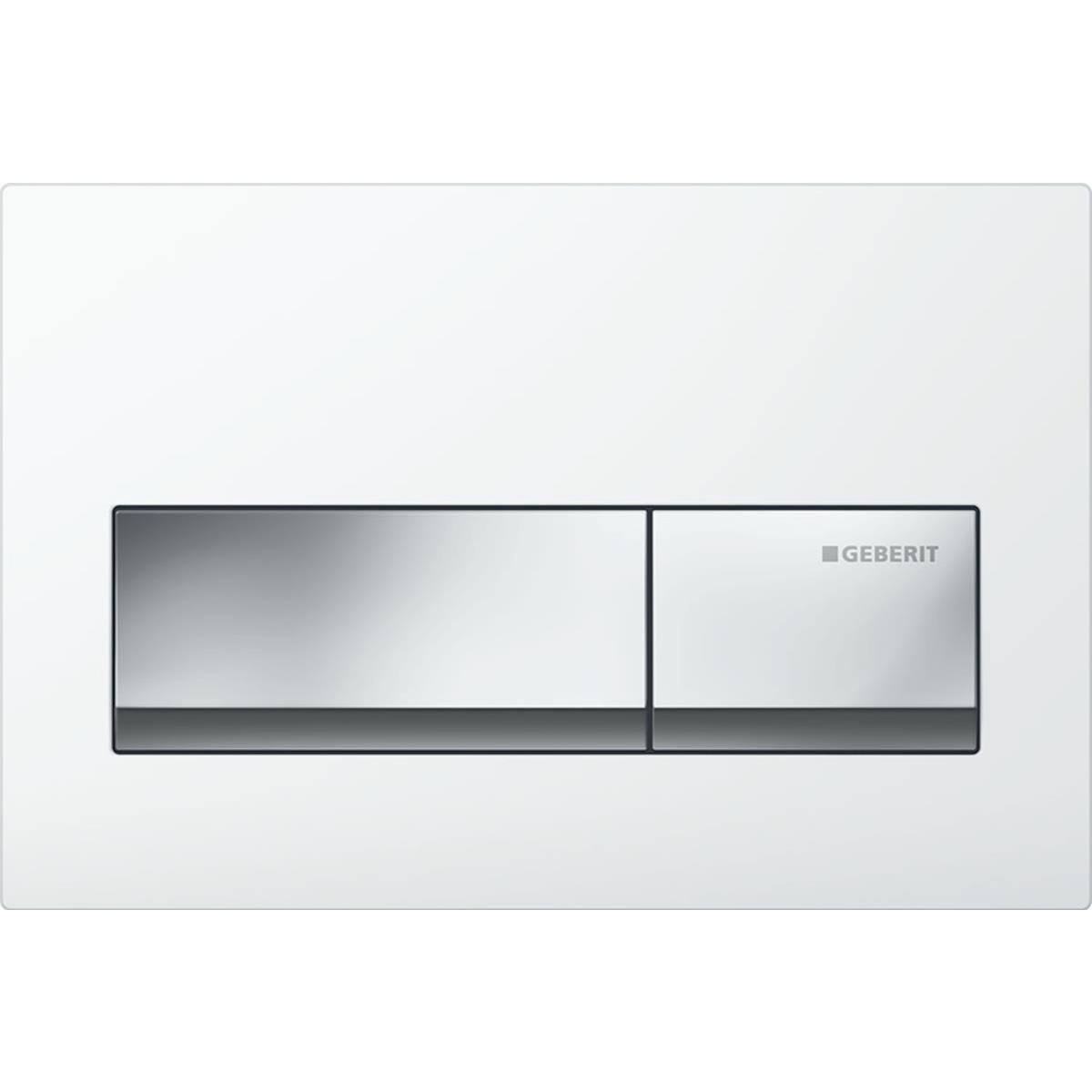 Geberit Alpha50 Kumanda Kapağı Çift Basmalı, Beyaz, 115.060.11.1Geberit115.060.11.1Kumanda Paneli