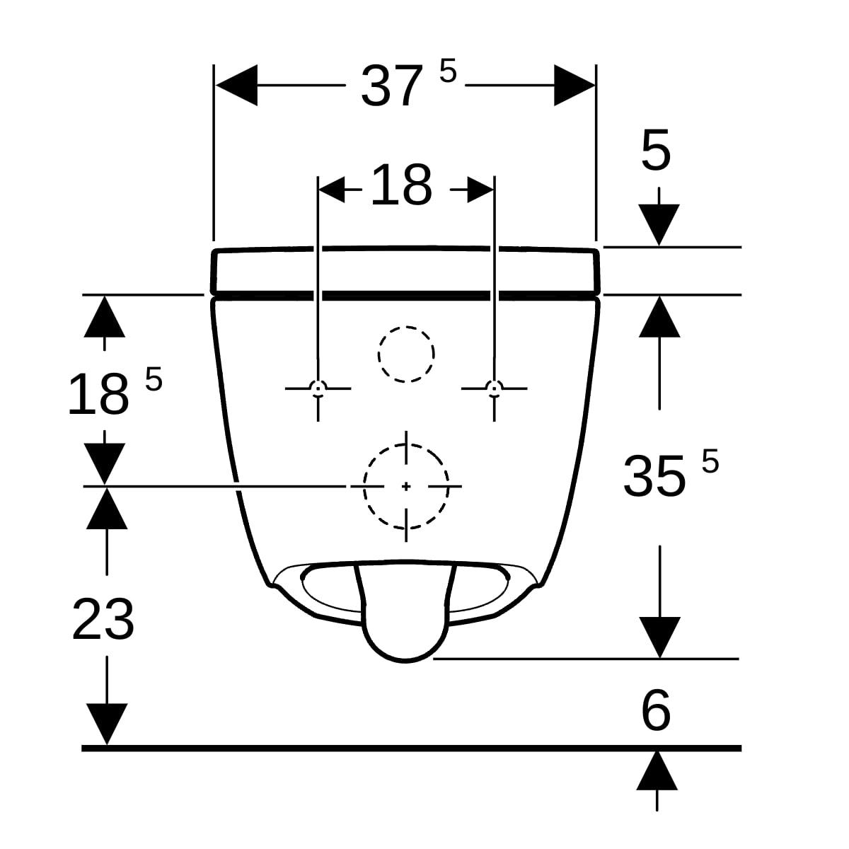Geberit AquaClean Alba Akıllı Klozet, Beyaz, 146.350.01.1Geberit146.350.01.1Asma Klozet Modelleri, Çeşitleri & Fiyatları | Banyo Dizayn 
