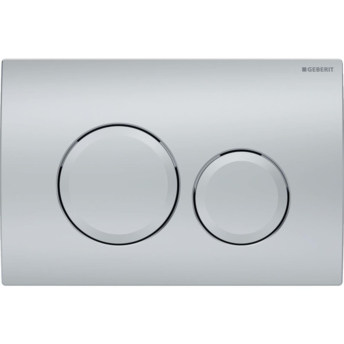 Geberit Delta20 Kumanda Paneli Çift Basamalı, Mat Krom, 115.127.46.1Geberit115.127.46.1Kumanda Paneli