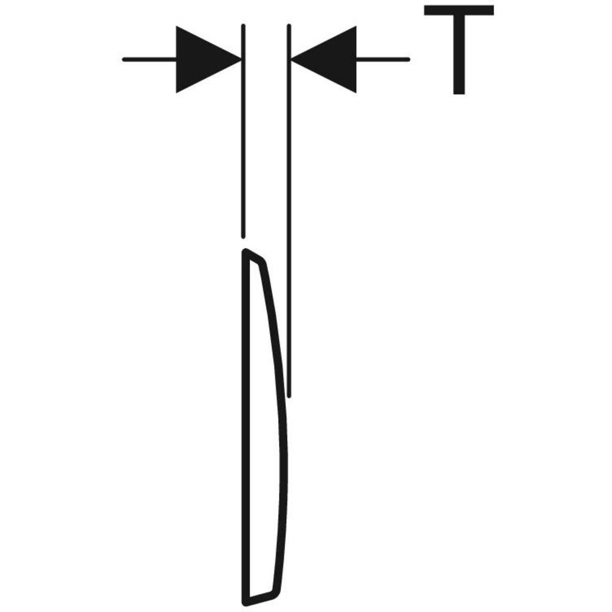 Geberit Kappa50 Kumanda Paneli Çift Basmalı Beyaz, 115.260.11.1Geberit115.260.11.1Kumanda Paneli