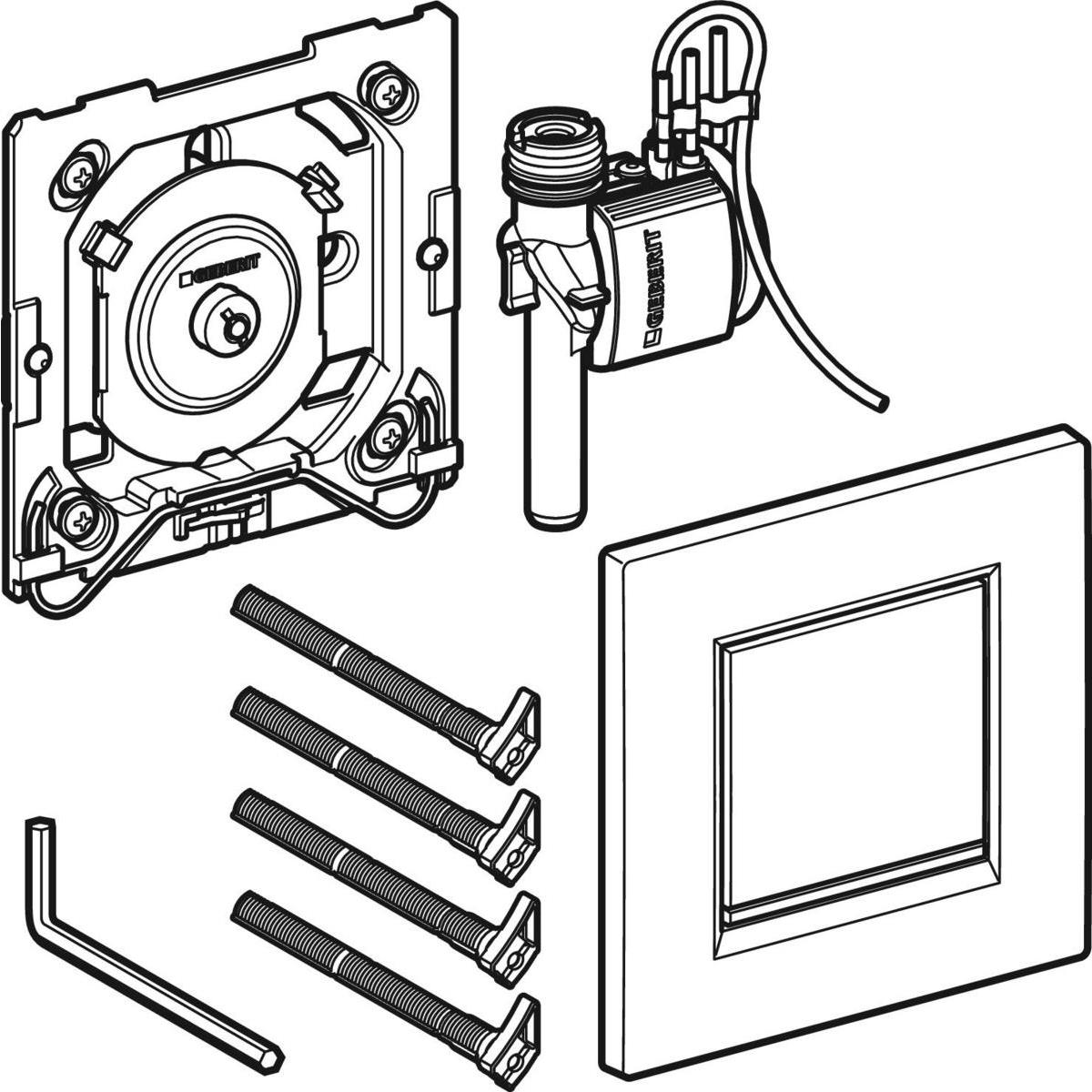 Geberit Kumanda Paneli Pnömatik, Mat Krom, 116.017.JQ.1Geberit116.017.JQ.1Kumanda Paneli
