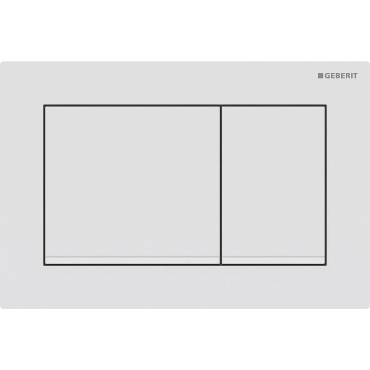 Geberit Omega20 Kumanda Paneli Çift Basmalı (eski Omega30) Mat Beyaz, 115.080.01.1Geberit115.080.01.1Kumanda Paneli