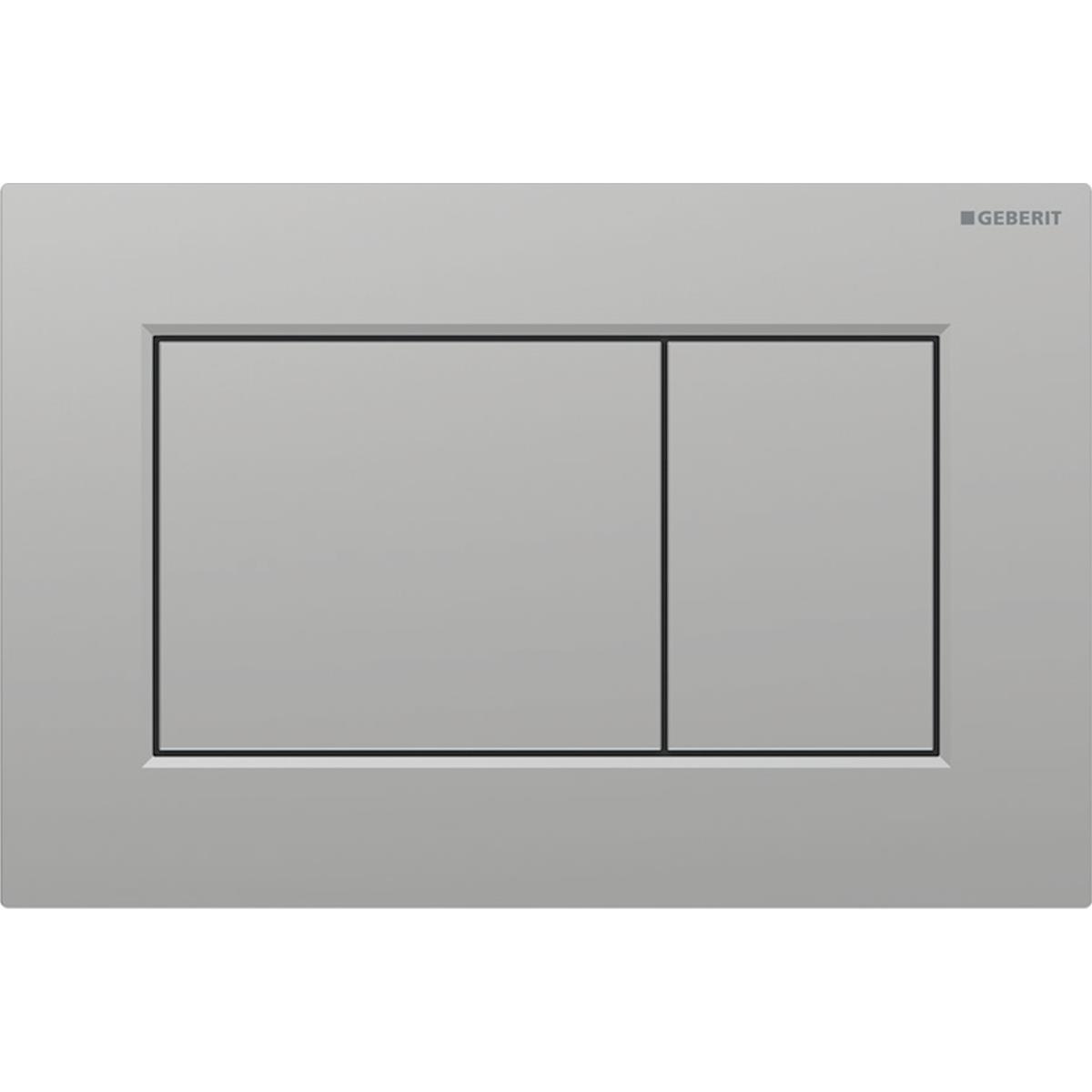 Geberit Sigma 01 Kumanda Paneli Çift basmalı Mat Krom, 980.166.JQ.1Geberit980.166.JQ.1Kumanda Paneli