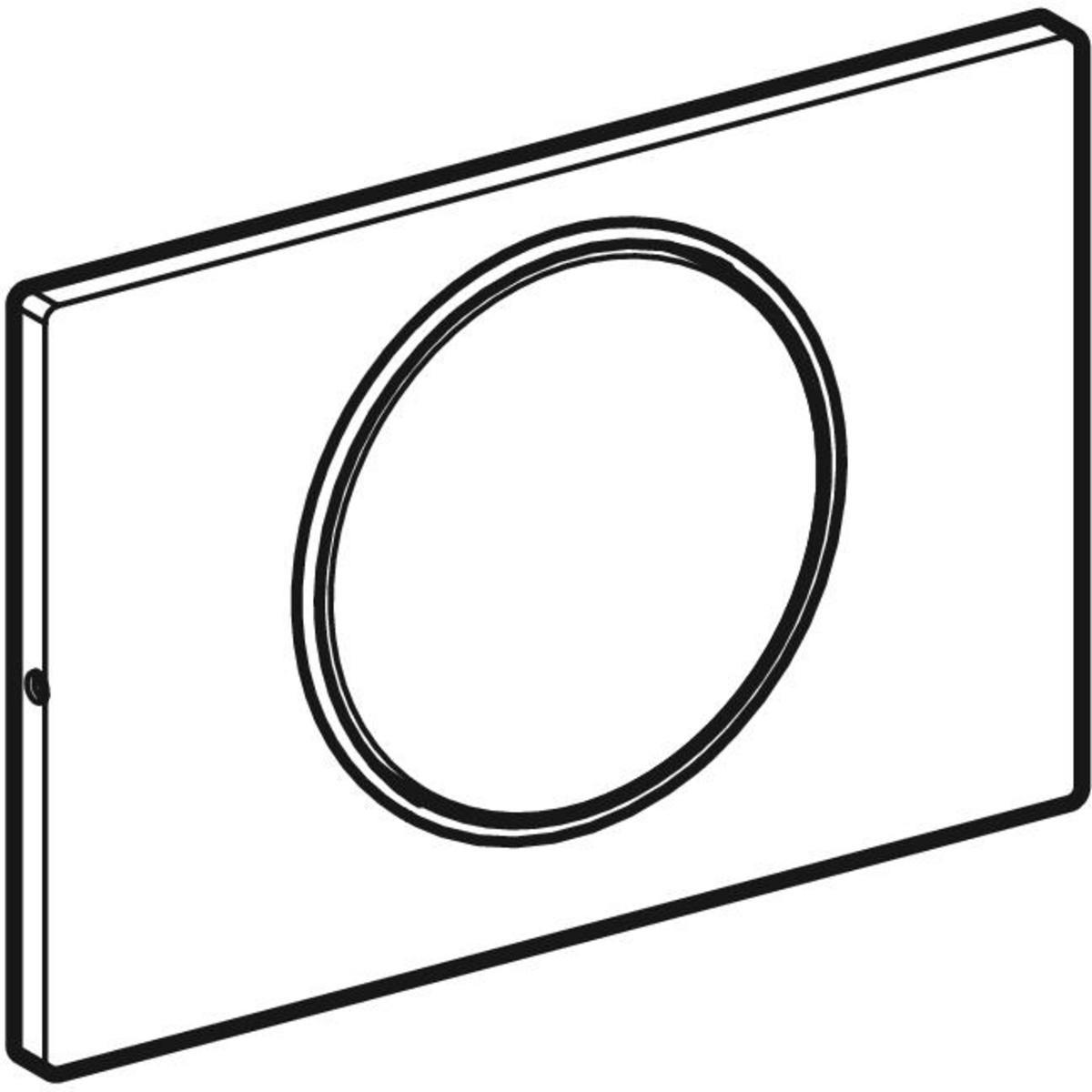 Geberit Sigma 10 Kumanda Paneli Çift Basmalı, Fırçalı Krom, 115.787.SN.5Geberit115.787.SN.5Kumanda Paneli