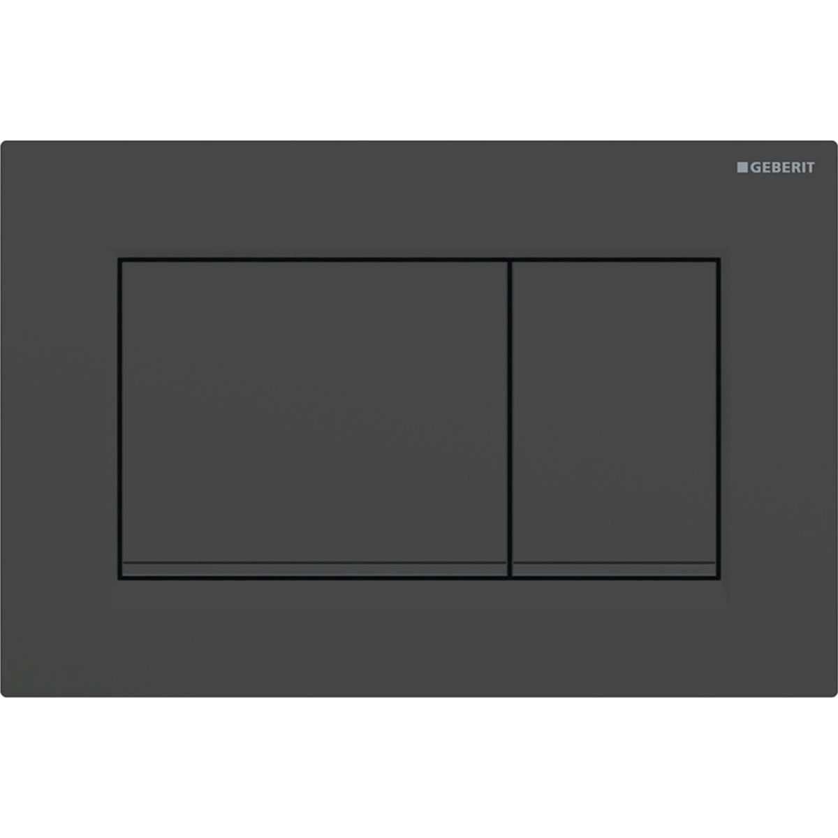 Geberit Sigma 20 Kumanda Paneli Çift Basmalı Mat Siyah, 980.012.16.1 Geberit980.012.16.1Kumanda Paneli