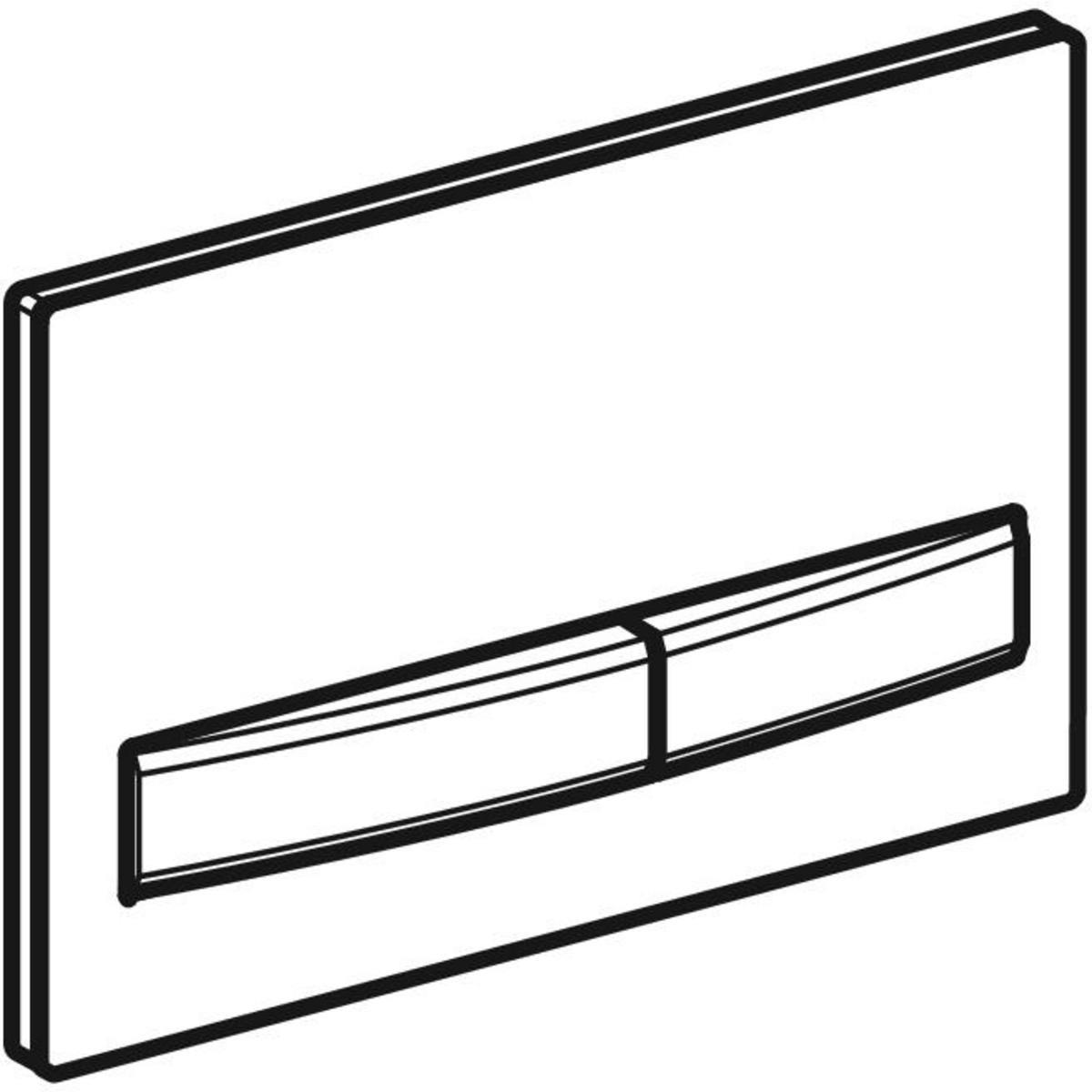 Geberit Sigma 50 Çift Basmalı Kumanda Paneli Antrasit, 241.788.JK.2Geberit241.788.JK.2Kumanda Paneli